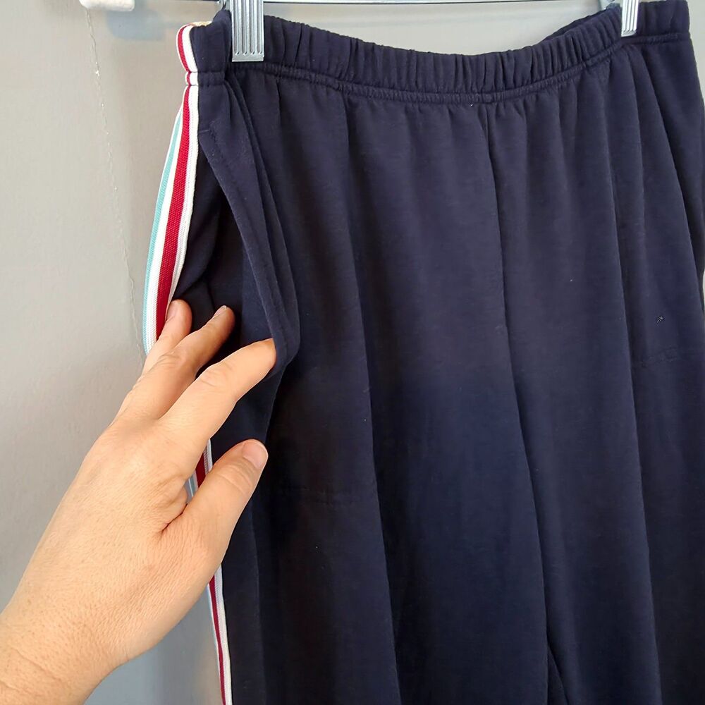 Joyspun Lounge Pajama Set. Navy. Striped. Size L. Casual Comfy Cozy Cute - Picture 7 of 8